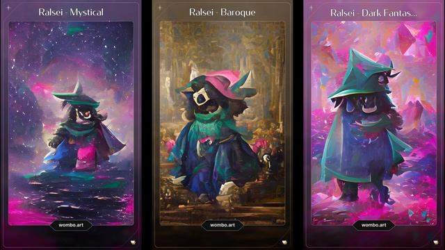 What If Ralsei Was Drawn By AI? | Deltarune AI Art | Dream By Wombo | AI Art Generator