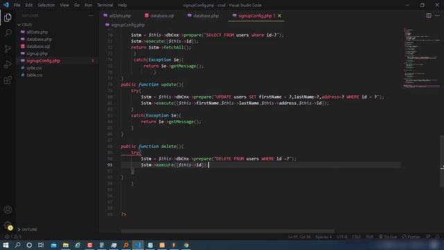 CREATE CRUD using MySQL PHP OOP PDO 2022 смотреть онлайн