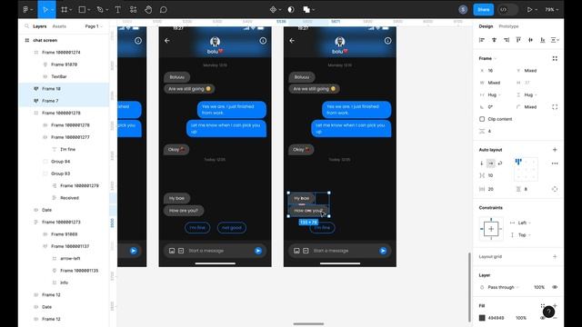 How to Create Chat Interactions with Prototype on Figma смотреть онлайн