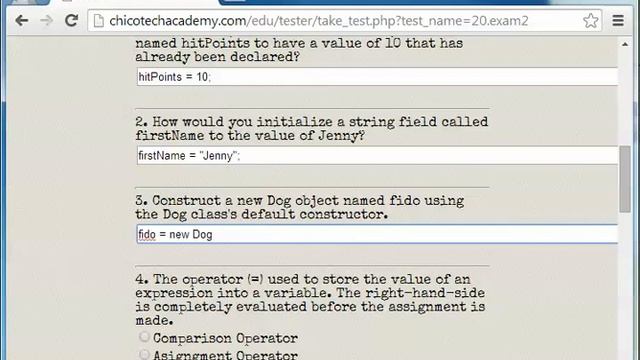 Java Test on Initialization смотреть онлайн