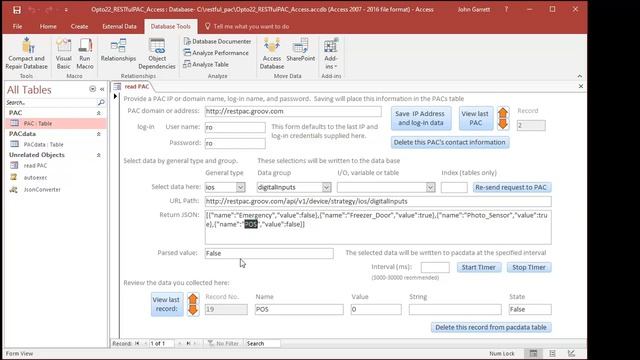 Use SNAP PAC's RESTful API with MS Access смотреть онлайн
