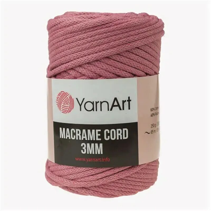 обзор на пряжу Ярнарт Макраме Корд. YarnArt Macrame Cord смотреть онлайн