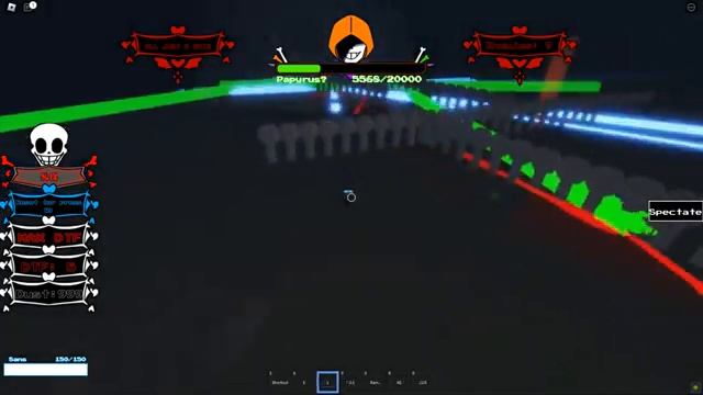 (Roblox Sans Funny Boss Rush) Papyrus Encounter Defeated. смотреть онлайн
