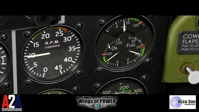 Part 2 of 4: Wings of POWER 3 P-47 Startup and takeoff demonstration with Accu-Sim смотреть онлайн
