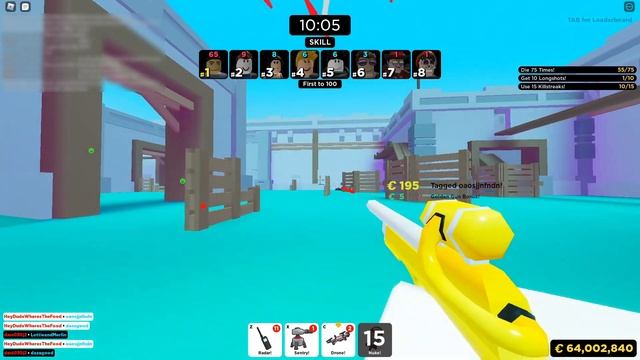 Grind Dark Matter Dual Pistols in Big Paintball! Time-lapse 2/2 | Roblox смотреть онлайн