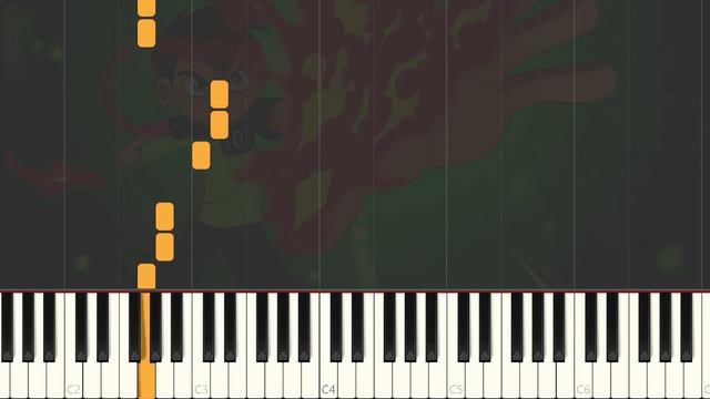 Ben 10 Theme Song - Piano Tutorial смотреть онлайн