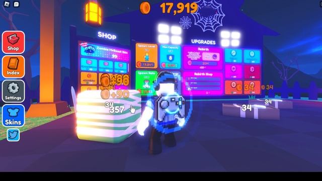 Я ПОЛУЧИЛ МАКСИМАЛЬНЫХ МОНСТРОВ В ROBLOX Halloween Merge Simulator смотреть онлайн