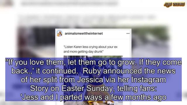 Ruby Rose shares ‘crying over an ex’ meme after split with Jessica | ABS US DAILY NEWS смотреть онлайн