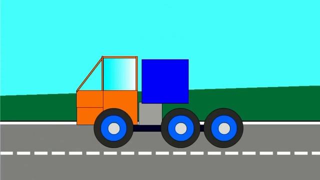 Машины из фигур. Трактор. Самосвал. Подъемный кран. Мультик про машины смотреть онлайн