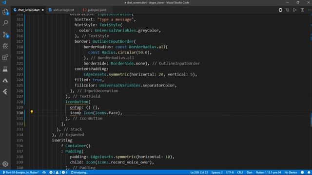 Part - 10 - Emojis in Flutter | Skype Clone смотреть онлайн
