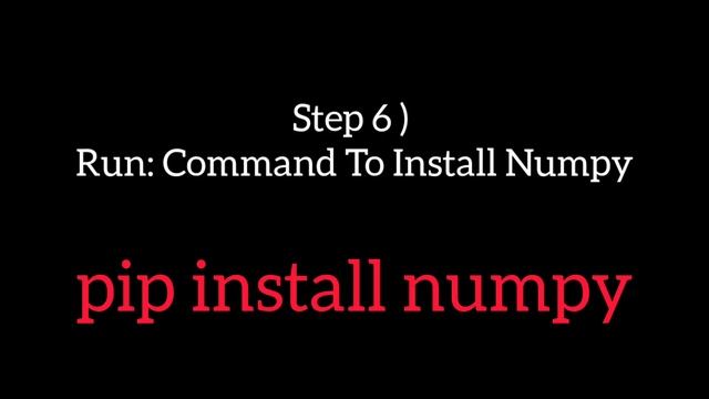 How To Install Numpy Library In Vs Code смотреть онлайн
