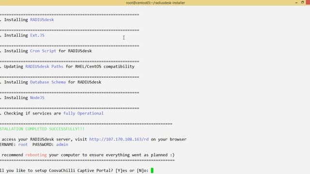 RADIUSdesk Installer - Update 2 смотреть онлайн