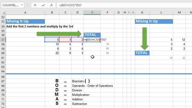 Excel 2016 Multiple Operators (BODMAS) смотреть онлайн