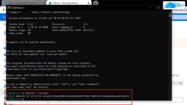 How to Setup and Install SQLite Server on Ubuntu 20.04 in Azure (Database Server) смотреть онлайн