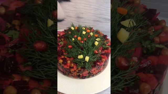 В НОВЫЙ ГОД даже винегрет должен быть красивым и нарядным ?