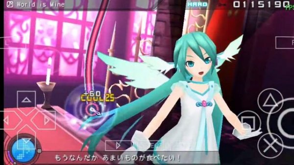 TEST FOKUS..! , Mainin game Project diva 2nd ,pake ppsspp
