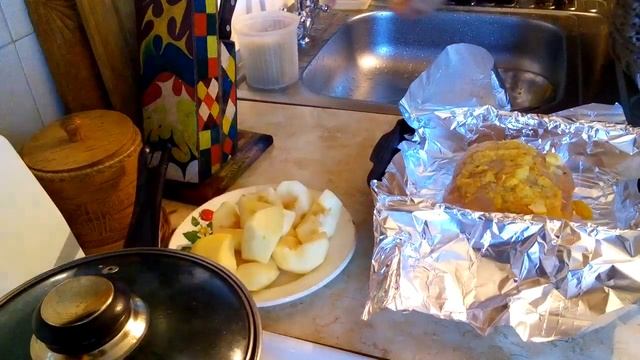 Вкусная радость. Куриная грудка запеченная в апельсине с яблоками смотреть онлайн