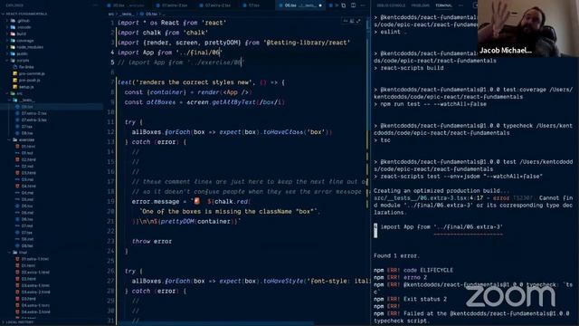 Live with Kent: TypeScript-ifying the React Fundamentals workshop смотреть онлайн