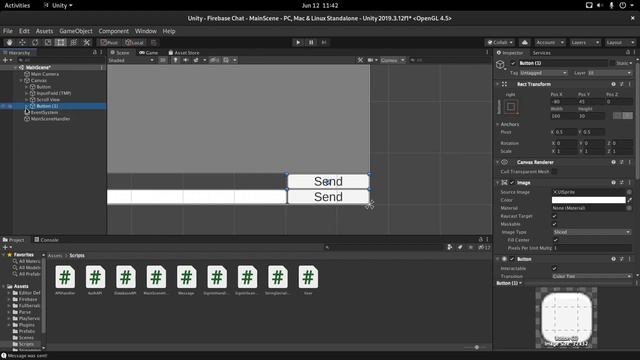 Chat messaging system using Firebase Realtime Database in Unity! [PART 2] смотреть онлайн