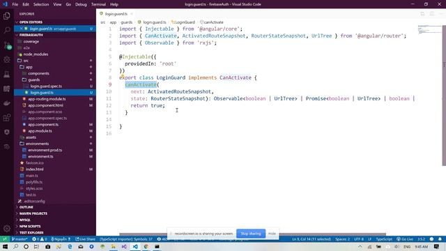 Angular Guard with Login смотреть онлайн