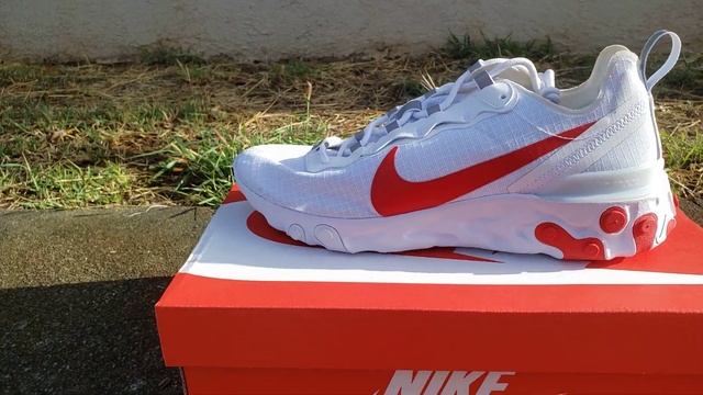 NIKE REACT ELEMENT 55 SE SU19 UNIVERSITY RED смотреть онлайн