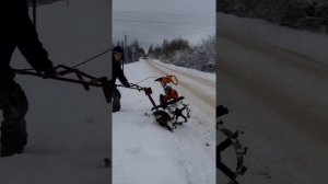 Самодельный мотоблок из бензопилы «Дружба»