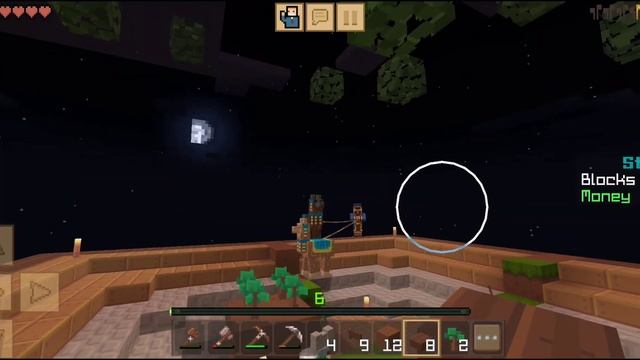 Crafting and Building - One Block Survival Gameplay Part 3 | "Animal Farm" смотреть онлайн