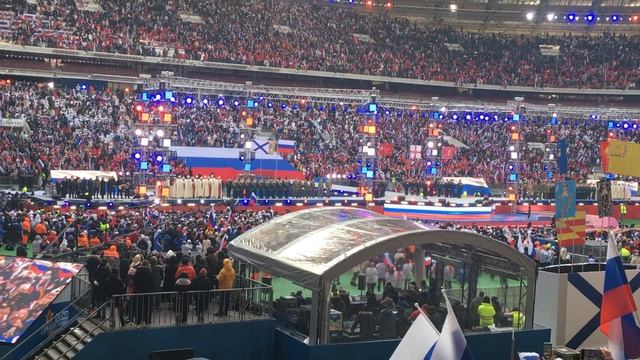 Выступление В. В. Путина. Лужники, 22.02.2023