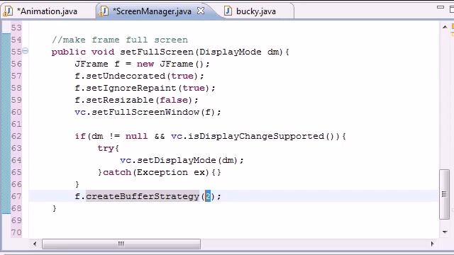 Java Game Development – 17 – Full Screen with Buffer Strategy смотреть онлайн