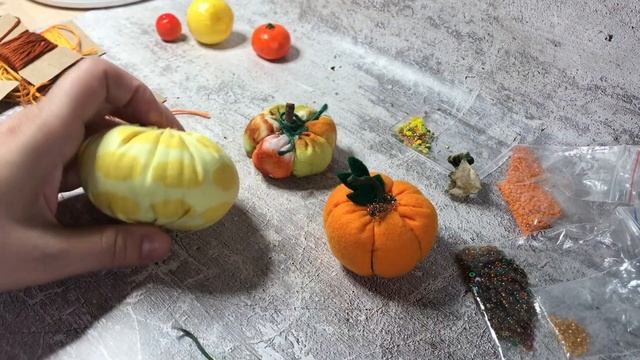 Тыква своими руками из ткани. Осенняя поделка.Подробный мастер-класс. смотреть онлайн