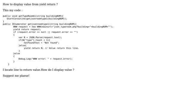 How to display value from yield return? (2 Solutions!!) смотреть онлайн