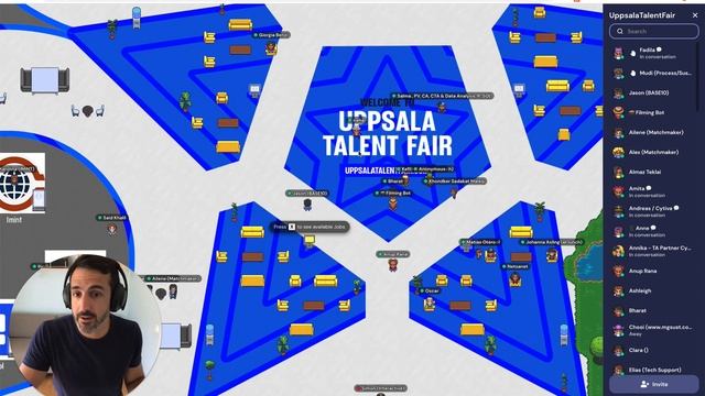 Talent Fair Platform Demo in a 2D Metaverse смотреть онлайн