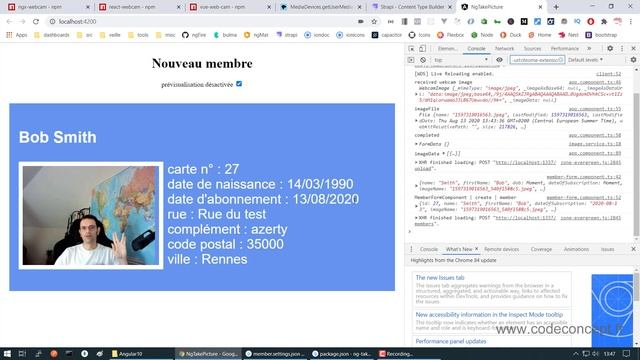 Contrôler une webcam depuis vos applications Angular / React / Vue смотреть онлайн