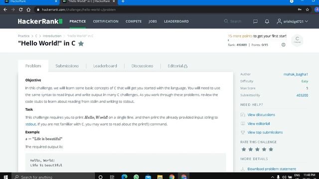 Introduction to HackerRank(in Hindi) |Tutorial for Beginners | Complete idea about HackerRank смотреть онлайн