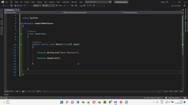 Visual Studio IDE - Build Errors while running CSharp Code (C#.Net - Session 12) смотреть онлайн