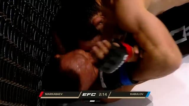 Мощный бой | EFC 40: Тамерлан Кабулов vs Азамат Маркабаев смотреть онлайн