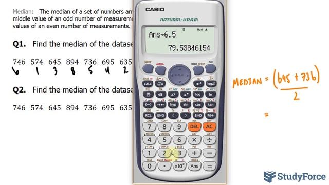 ? How to find the median of a dataset смотреть онлайн