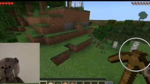 Кот Басик играет в игру MINECRAFT! # 1  #minecraft