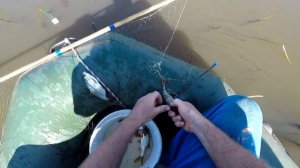 Рыбалка на экраны. Лодка . Река.