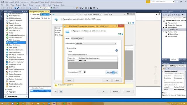 Connect Blackbaud service to SQL Server and Import data. REST API connection by COZYROC SSIS+ suite смотреть онлайн