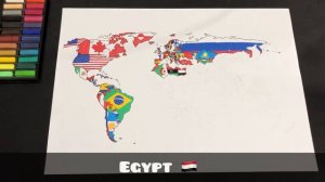 Drawing flag map of the world | All countries #flags