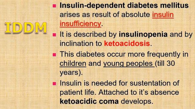 Pathophysiology of the carbohydrate metabolism. Diabetes mellitus. смотреть онлайн