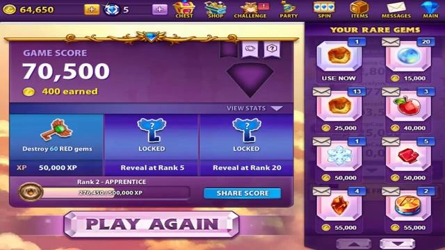 Bejeweled Blitz (Facebook Game) смотреть онлайн