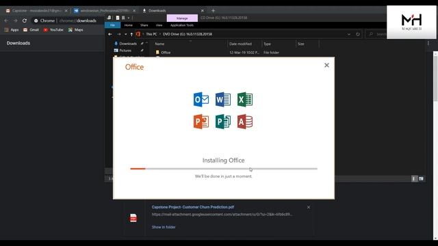 Installation of MS Office 2019 For Free | latest version 2020 | 100% working | MSquareH смотреть онлайн