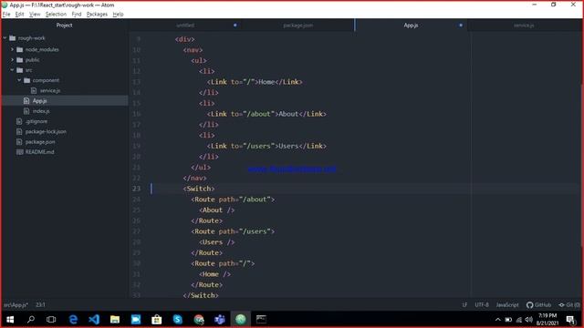 React Router Dom - Part 1 смотреть онлайн