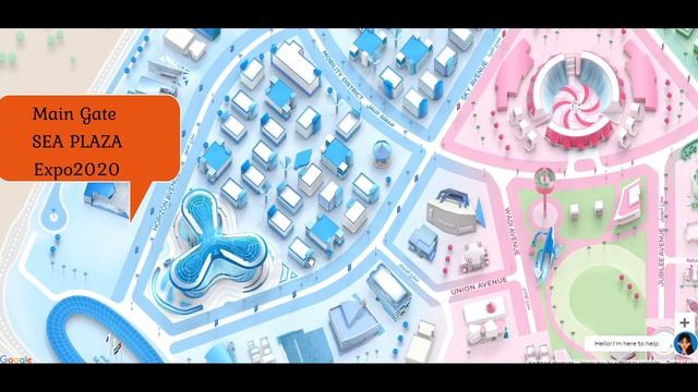 Expo 2020 Dubai Site Map смотреть онлайн