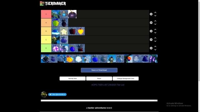 A One Piece Game Fruit Tier List UPDATED! смотреть онлайн