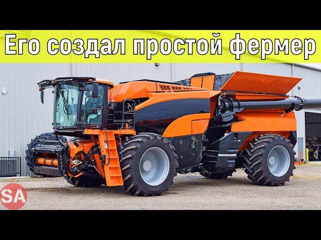 МЕГА Комбайн Tribine T-1000 Который создал обычный фермер! Это ПОРАЗИТЕЛЬНО! смотреть онлайн
