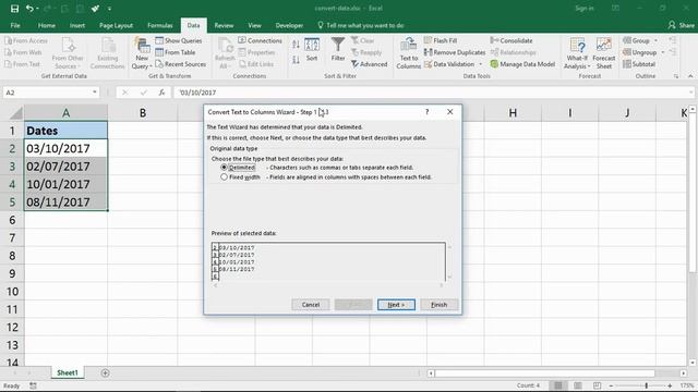 Convert US Date to UK Date Format in Excel смотреть онлайн