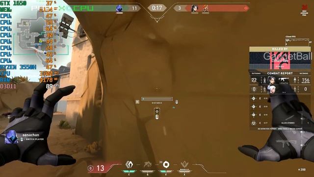 HP Pavilion 15 EC Ryzen 5 Valorant Gameplay смотреть онлайн